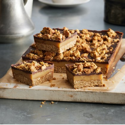 Anzac Caramel Slice