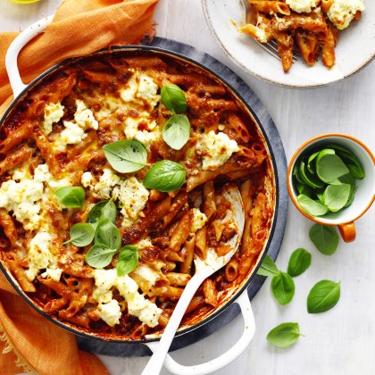 One-Pan Penne Bolognese