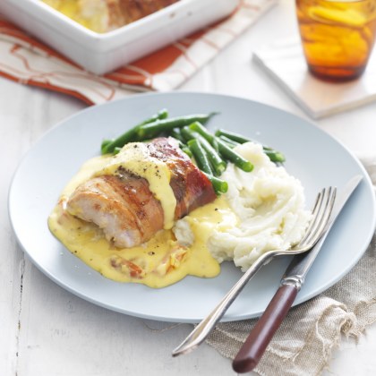 Involtini Chicken Baked with Honey Mustard Sauce