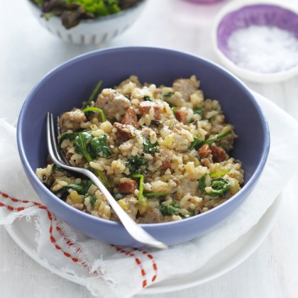 Sausage and Rice Bake