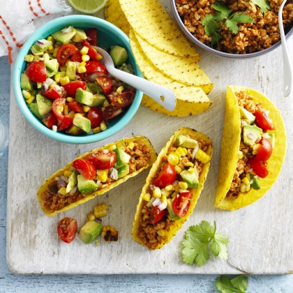 Chicken and Fresh Salsa Tacos