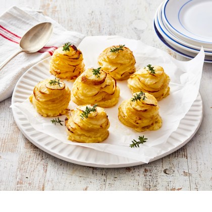 Muffin Tin Gratin Potatoes