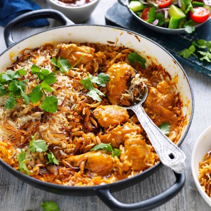 Indian Chicken Curry and Rice Casserole