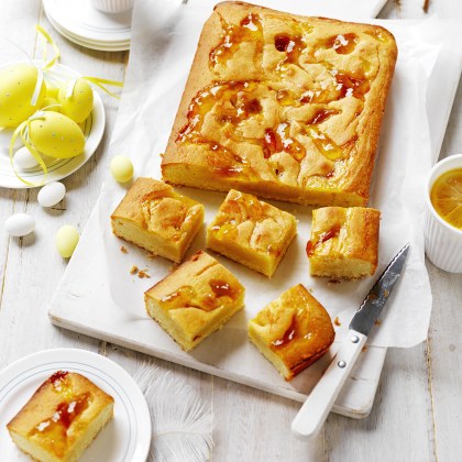 Almond And Marmalade Blondie