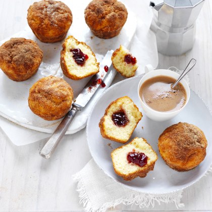 Jam Doughnut Muffins