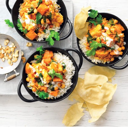 Kumara, Cauliflower and Cashew Korma Curry