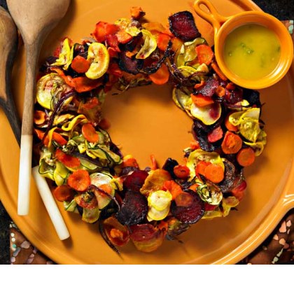Roasted Vegetable Wreath