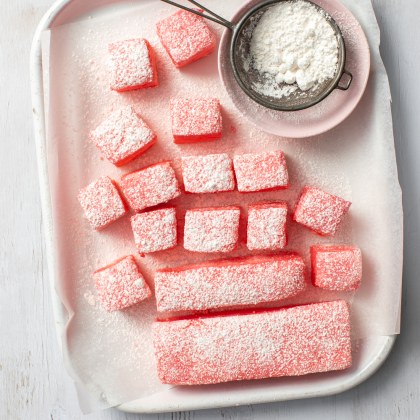 Raspberry Marshmallows