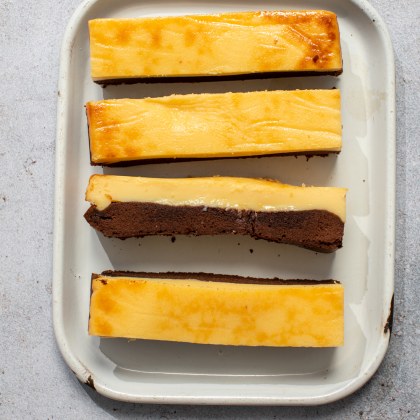 Crème Caramel Chocolate Slice (low sugar)