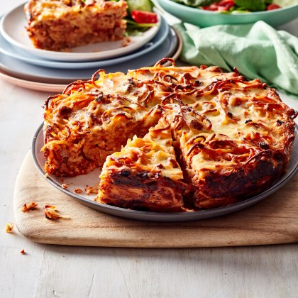 Leftover Spaghetti Bolognese Bake