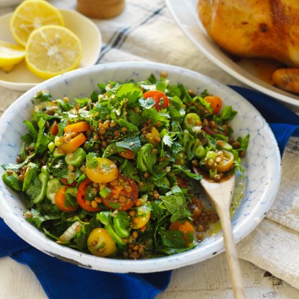 Lentil and Mixed Herb Tabbouleh