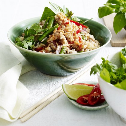Thai Basil and Chicken Fried Rice