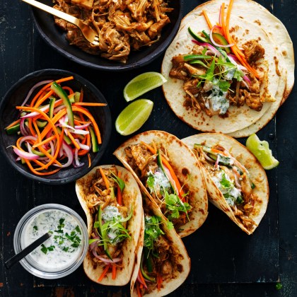 Malaysian Rendang Jackfruit Tacos