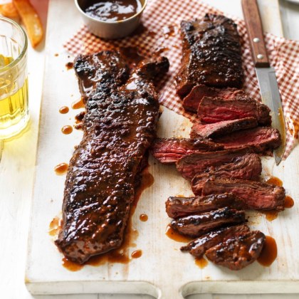 Memphis Style Pan Seared Hanger Steak