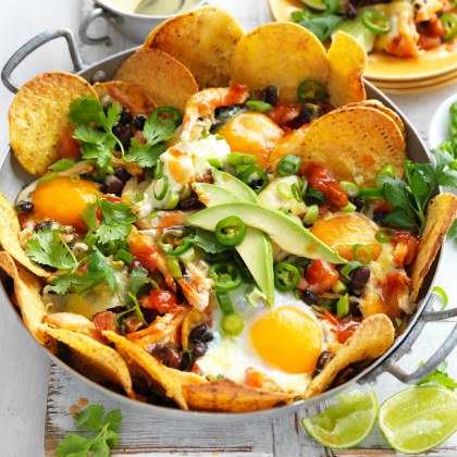 Mexican Egg Nachos
