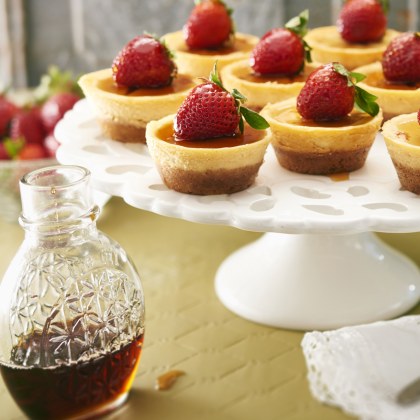 Mini Maple Cheesecake