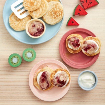 Mini Almond Pancakes