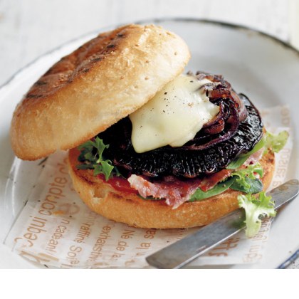 "Aussie" Mushroom Burger
