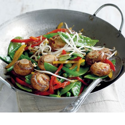 Wok Tossed Mushrooms & Veg