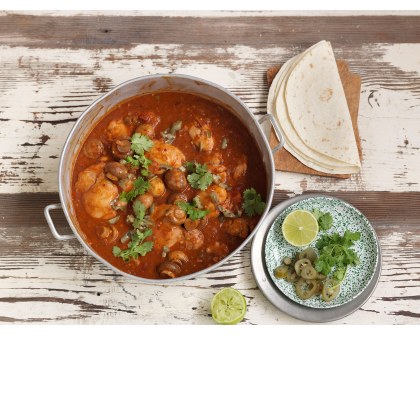 Mexican Chicken and Mushroom Casserole