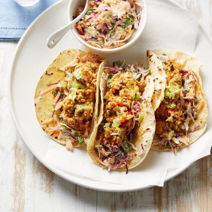 Chicken and Mushroom Tacos