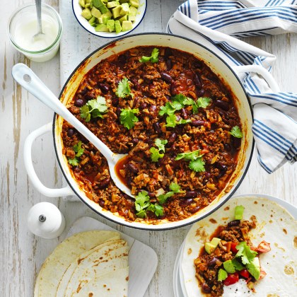 Chilli Mushroom Con Carne