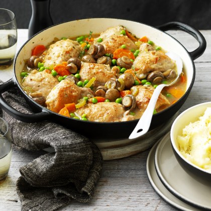 One-Pot Chicken and Mushroom Casserole