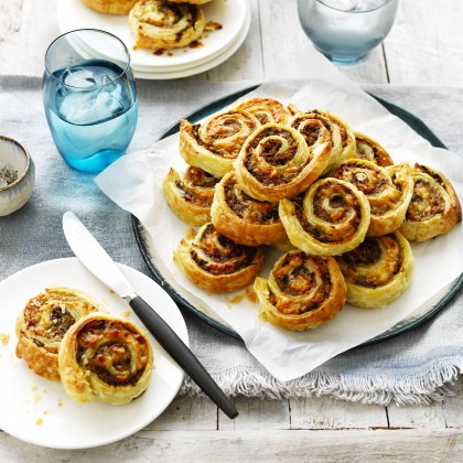 Mushroom and Pork Pinwheels