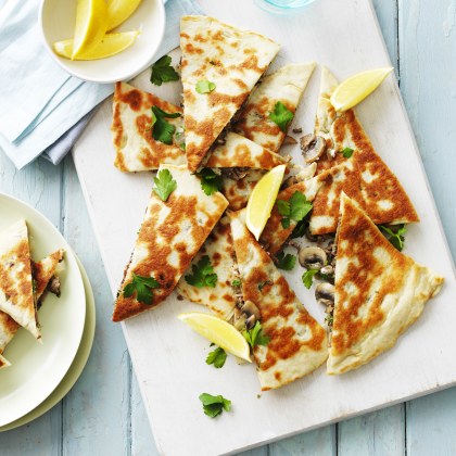 Mushroom, Lamb and Feta Gozleme