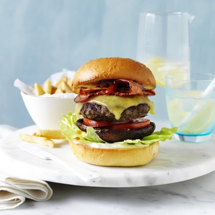 The "Ultimate" Beef and Mushroom Burger