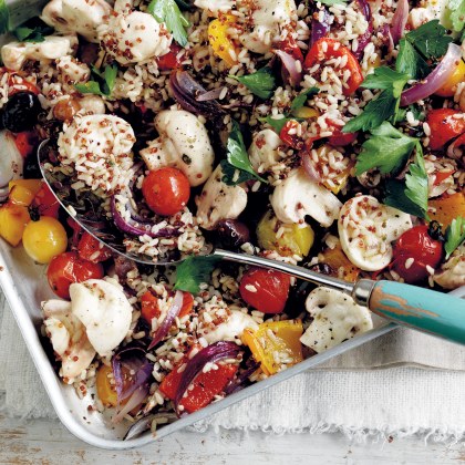 Mushroom, Rice & Quinoa Salad