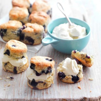 Blueberry Cream Scones