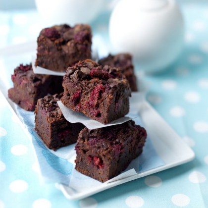 Indulgent Raspberry Chocolate Brownies