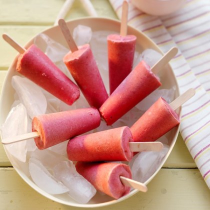 Raspberry & Yoghurt Pops