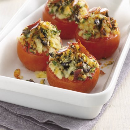 Herb Crumbed Roast Tomatoes