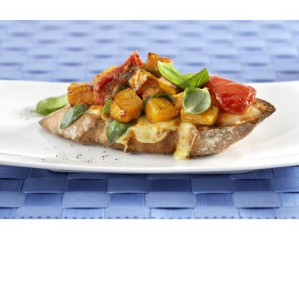 Roast Pumpkin Bruschetta