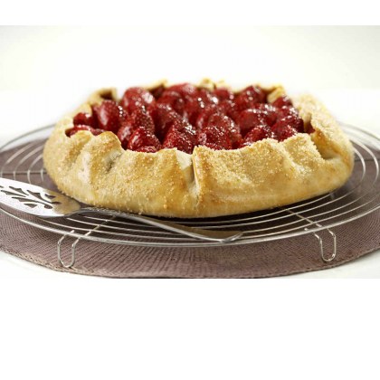 Roasted Strawberry and Ricotta Tart