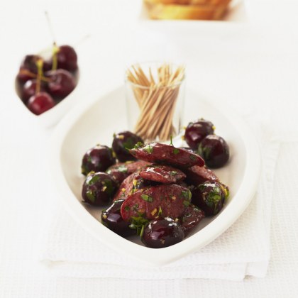 Cherry and Chorizo Tapas Plate