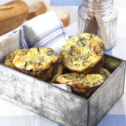 Individual Silverbeet Frittatas
