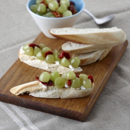 Grapes Bruschetta