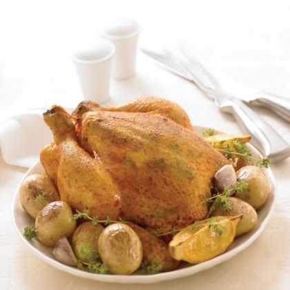 Roast Lemon Herbed Cornfed Chicken