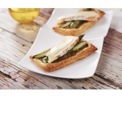 Brie and Asparagus Galettes