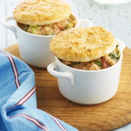 Individual Country Chicken and Vegetable Pies