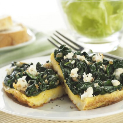 Feta and Spinach Omelette