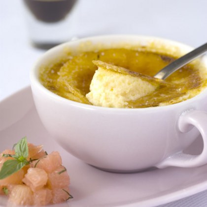 Ruby Grapefruit Creme Brulee