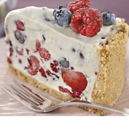 Berry Ice Cream Cheesecake