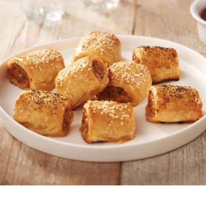 Chicken, Bacon and Cheddar Sausage Rolls