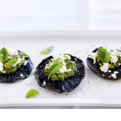 Pesto & Feta Barbecue Flats