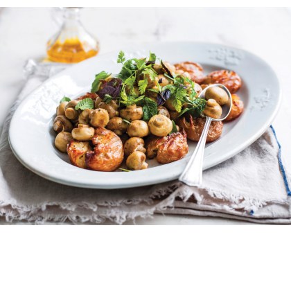 Roasted Mushroom & Potato Salad