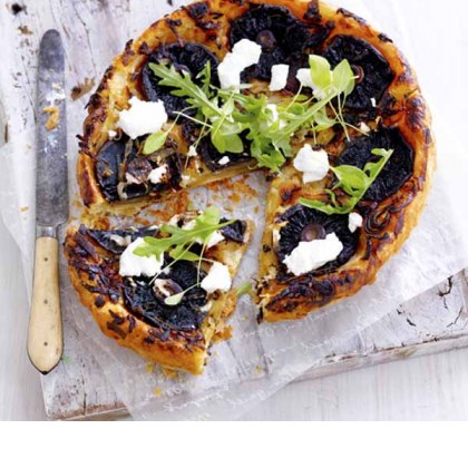 Upside Down Mushroom Tart